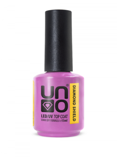 UNO Верхнее покрытие для гель-лака DIAMOND SHIELD без липкого слоя 16 г. UTGDS16