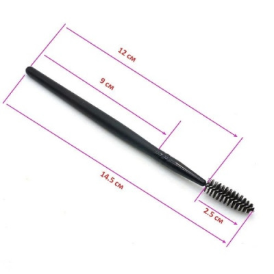 Многоразовая щеточка для ресниц и укладки бровей с длинной ручкой 10062 Многоразовая щеточка для ресниц и укладки бровей с длинной ручкой 10062