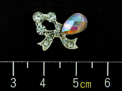 3D украшения Бант Бриллиант голография (Y1NO212) 5 шт./набор