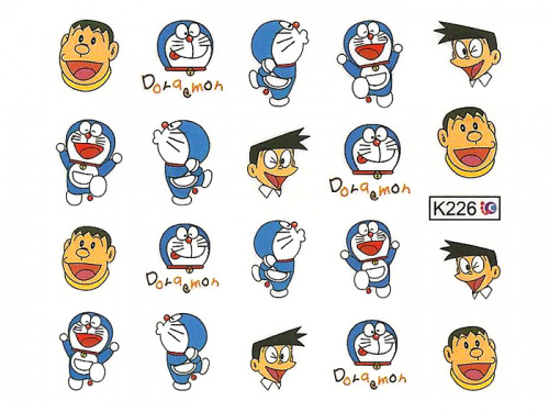 Nails Переводные картинки Y1BHK226