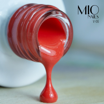 MIO Nails Гель-лак Основная палитра V-06 Рябиновые бусы 8 мл.