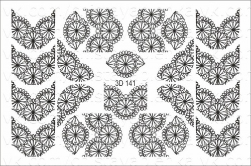 3D водный слайдер дизайн 3D-141 черный