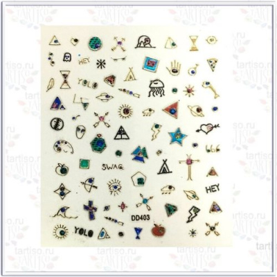 Наклейки Tartiso 3D DP-403 Наклейки Tartiso 3D DP-403