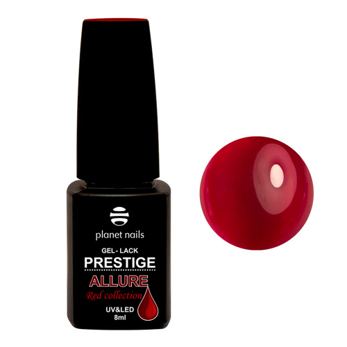 Planet Nails Гель-лак PRESTIGE ALLURE Red Collection 12653 8 мл. 653