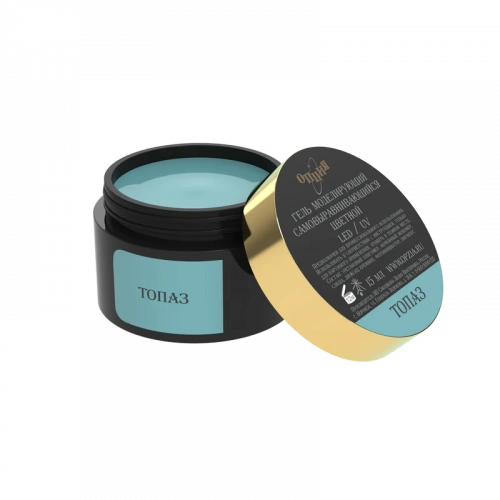 Опция Гель моделирующий самовыравнивающийся цветной Топаз 15 мл.