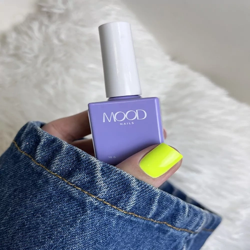 MoodNail Гель-лак Glow Neon Yellow  10 г.