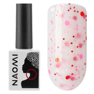 Naomi База каучуковая для гель-лака 24 Milky Splash (Pink/Red) 10 мл. Naomi База каучуковая для гель-лака 24 Milky Splash (Pink/Red) 10 мл.