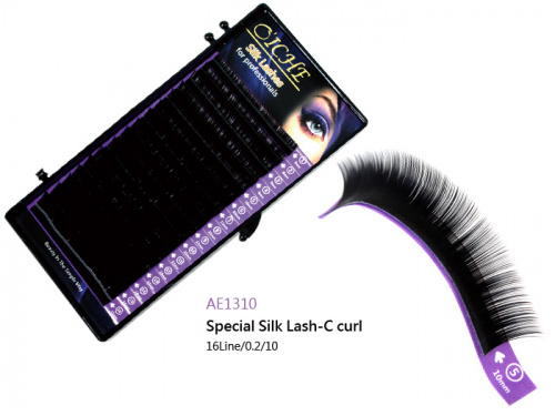 OICHE Ресницы на ленте Special Silk C изгиб (0.2/10мм.) AE1310