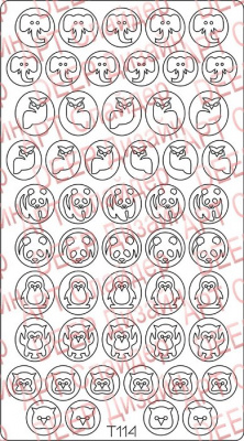 Трафарет Deep-дизайн T114