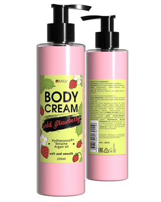 MILV Крем для тела Земляника 250 мл. MILV Крем для тела Земляника 250 мл.