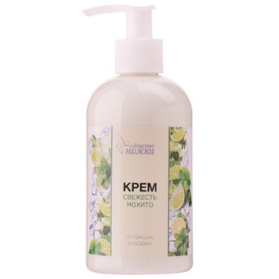 IRISK Крем для ног от трещин и ссадин Вкусные Ножки Свежесть мохито 250 мл. С145-11 (002)