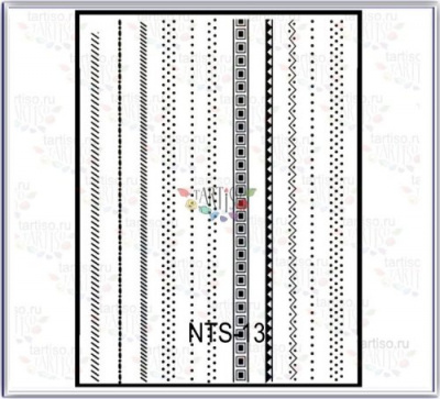 Наклейки Tartiso Полоски NTS-13 Наклейки Tartiso Полоски NTS-13