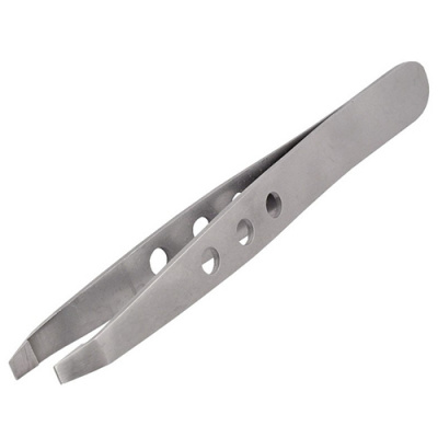 Silver Star Пинцет для бровей косой Classic AT-965 Silver Star Пинцет для бровей косой Classic AT-965