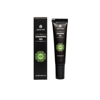 Гель-краска Planet Nails Stamping Gel неоново-желтая, 8 мл. 11579