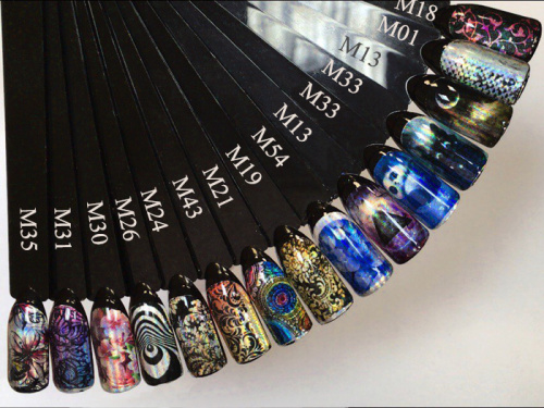 Слайдер дизайн Shiny Sliders с голографическим эффектом M19