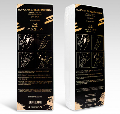 MANITA Professional Полоски для депиляции 100 шт./уп. MANITA Professional Полоски для депиляции 100 шт./уп.