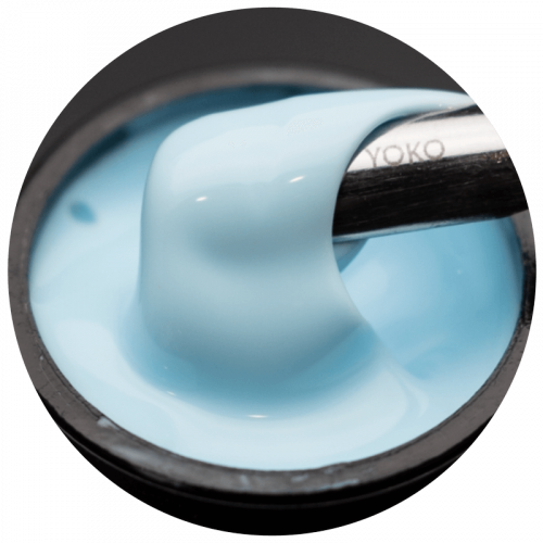 Опция Гель моделирующий самовыравнивающийся цветной Небесный 15 мл.