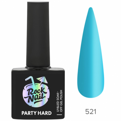 RockNail Гель-лак Party Hard 521 Mr Policeman 10 мл. RockNail Гель-лак Party Hard 521 Mr Policeman 10 мл.