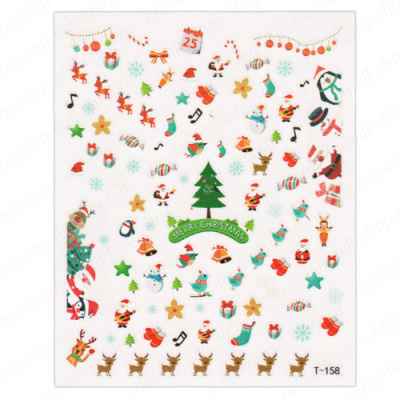 Наклейки Tartiso Christmas T158 Наклейки Tartiso Christmas T158