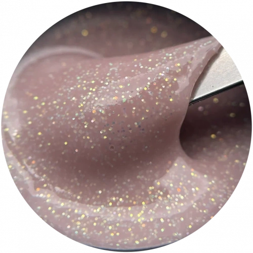 Опция Гель моделирующий камуфлирующий с блестками №107 15 мл.