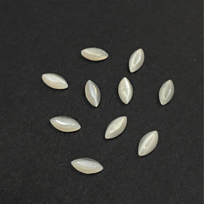 Камни кошачий глаз Y1CL316 (белый)