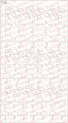 Металлизированные наклейки для ногтей 198 цвет золото Металлизированные наклейки для ногтей 198 цвет золото