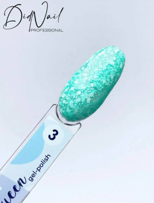 DidNail Professional Гель-лак с хлопьями Snow Queen 3 10 мл. DidNail Professional Гель-лак с хлопьями Snow Queen 3 10 мл.