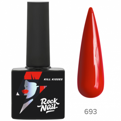 RockNail Гель-лак Kill Kisses 693 Russian Red 10 мл.