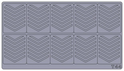 Трафареты для аэрографии на ногтях T44