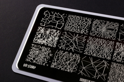 Go Stamp Пластина для стемпинга 096 Broken Mirror