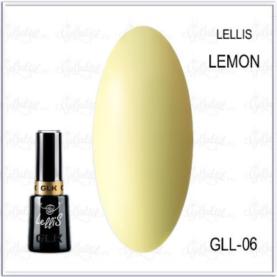 GELLAKTIK LELLIS LEMON гель-лак 12 мл. GLL-06 GELLAKTIK LELLIS LEMON гель-лак 12 мл. GLL-06