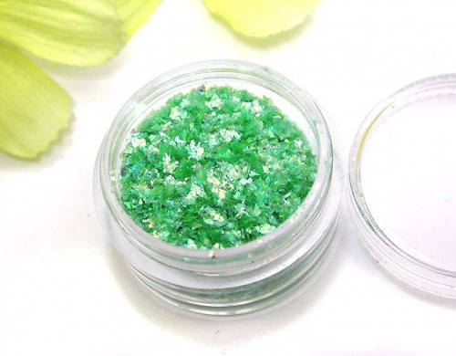 Слюда Justnail (Y1CD102) Green