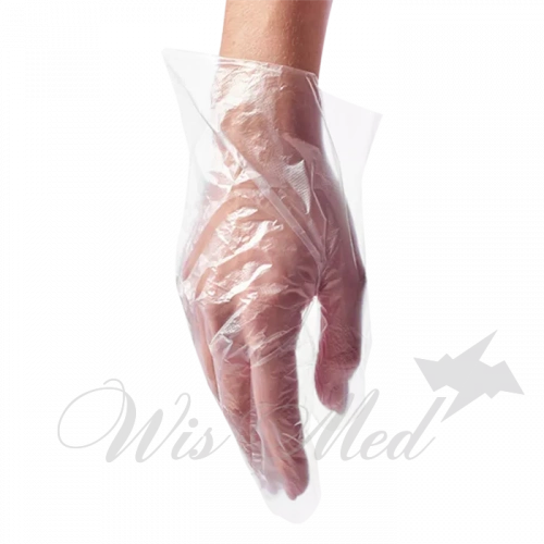 Перчатки полиэтиленовые размер L Прозрачные 100 шт./уп.