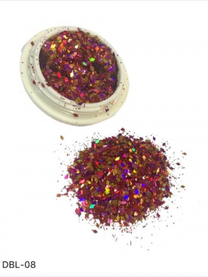 Дизайн Брокат L-08 ромбик мульти DBL-08