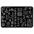 IRISK Трафарет для стемпинга металлический 9,5x14,5 см. П557-18 (005) Mezerdoo D-20