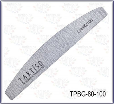 TARTISO Пилка 80/100 лодка серая TPBG-80-100 20 шт./уп. TARTISO Пилка 80/100 лодка серая TPBG-80-100 20 шт./уп.