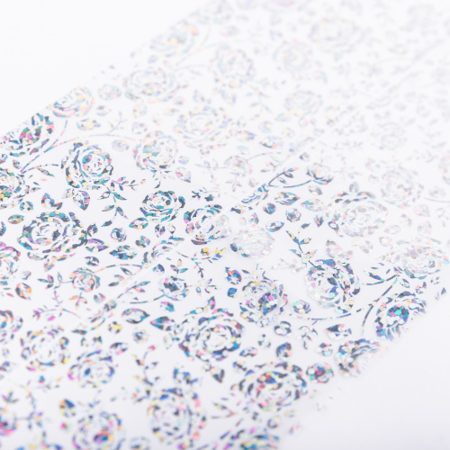 TNL Фольга для литья голографические розы