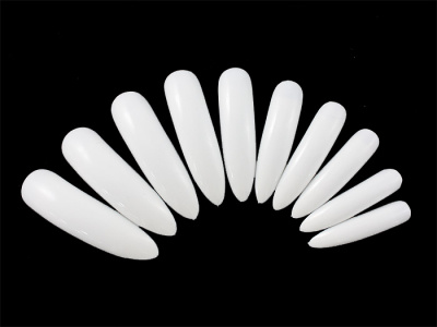 Типсы Justnail (Y1NJ27) Arc белые 50 шт./пакет