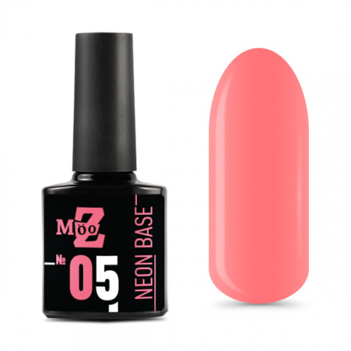 MOOZ Камуфлирующая неоновая база Neon Base №5 9 мл.