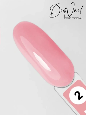 DidNail Professional Цветная каучуковая база для ногтей Lily Base 02 10 мл.