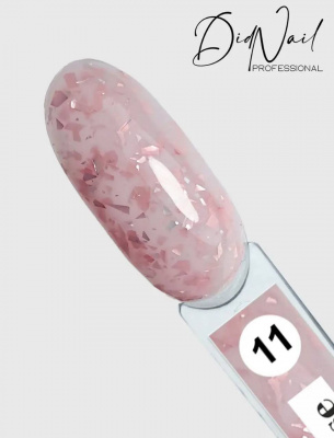 DidNail Professional Камуфлирующая база с поталью Potal Base 11 10 мл. DidNail Professional Камуфлирующая база с поталью Potal Base 11 10 мл.