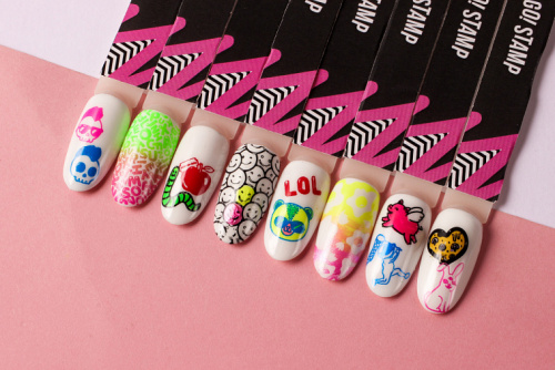 Go Stamp Пластина для стемпинга 020 Lol