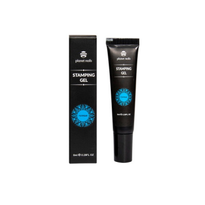 Гель-краска Planet Nails Stamping Gel голубая, 8 мл. 11580