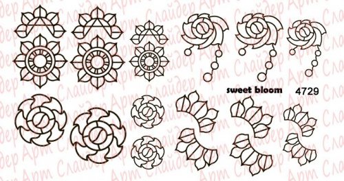 Слайдер-трафарет Sweet Bloom 4719