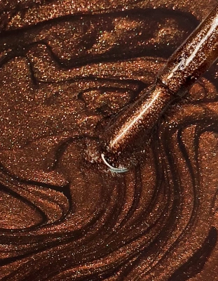 IQ Beauty Лак для ногтей с биокерамикой Nail Polish PROLAC+bioceramics 194 Copper Choco 12,5 мл.