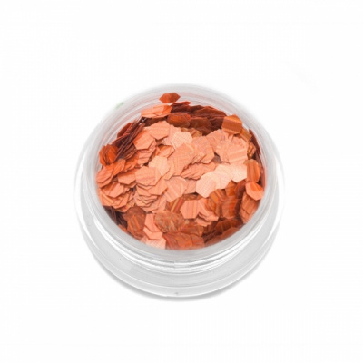 Шестигранники TNL Кошачий глаз 1 рыжие 10413