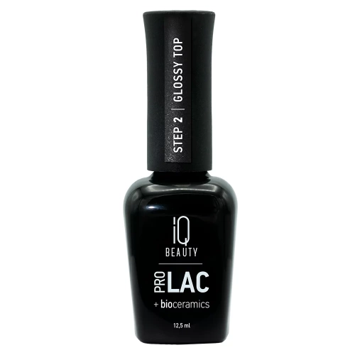IQ Beauty Финишное покрытие для лака глянцевое PROLAC+bioceramics Glossy top 12,5 мл.