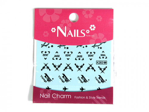 Nails Переводные картинки Y1BHK263