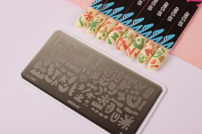 Go Stamp Пластина для стемпинга 044 Modern Art