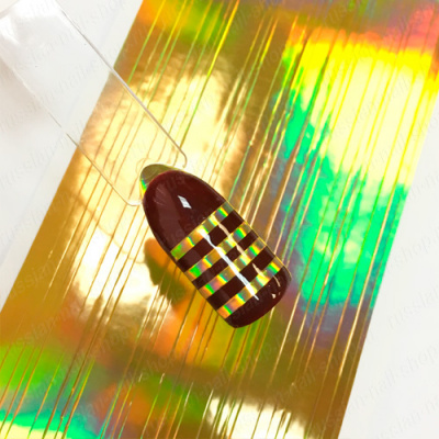 Фольга самоклеющаяся полосками в пакете FSN-000 10